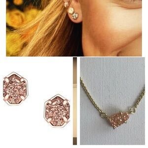 Kendra Scott✨Bundle Logan Earring and Helga Necklace. Perfect Match 🤩